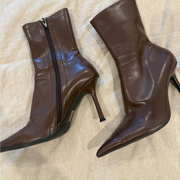 Jeffrey Campbell Brown Booties - Picture 3 of 4